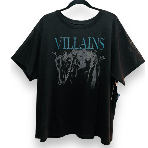 Torrid 5 (5X 28) Disney Villains w/Mesh Sleeves Punk Gothic Maleficent T Shirt‎ - Picture 1 of 2